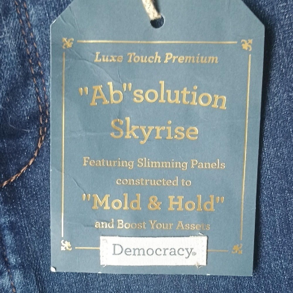 Democracy Blue Denim Cargo Skirt New With Tags - Picture 2 of 9